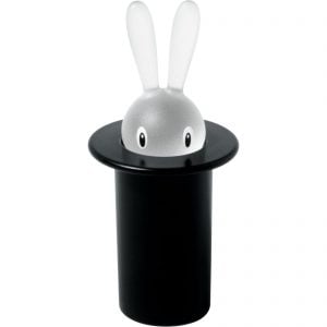 Alessi Magic Bunny Toothpick Holder - Black