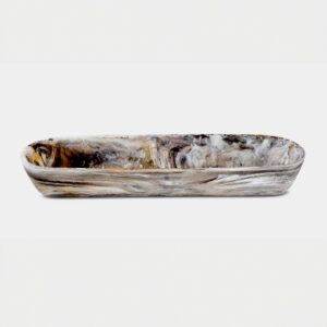Classic Boat Bowl Large Mocha Swirl