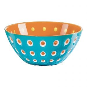 Guzzini Le Murrine Bowl - Aqua - Orange - White