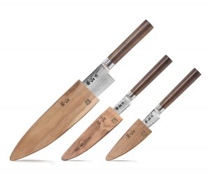 Cangshan 3 piece Starter Set with Walnut Wood Sheath