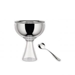 Alessi Big Love Ice Cream Bowl and Spoon Set - Ice