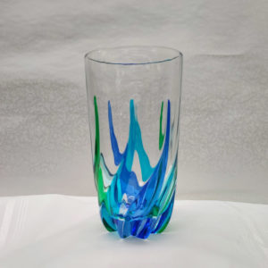 Trix Collection Peacock Hi-Ball Glass