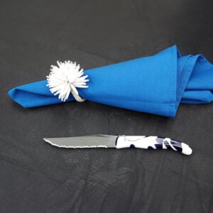 Claude Dozorme Berlingot Steak Knife - Blue Marble