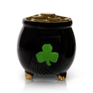 Nora Fleming Mini Get Lucky Irish Gold Pot