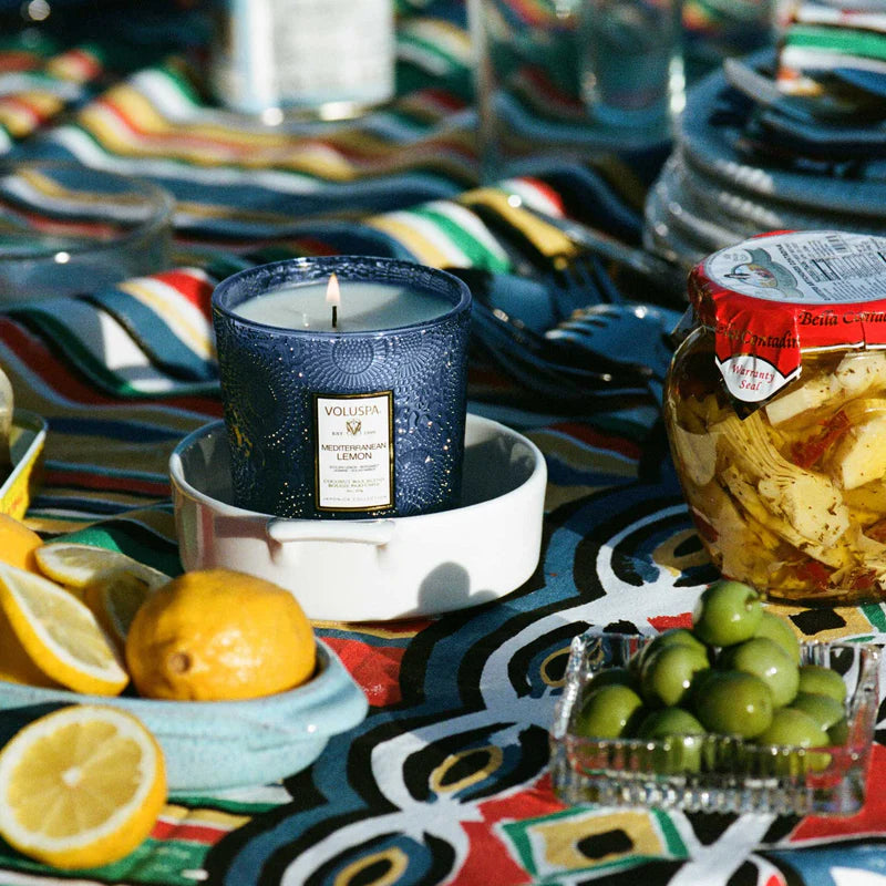 Voluspa Candle 9 oz Mediterranean Lemon - Image 2