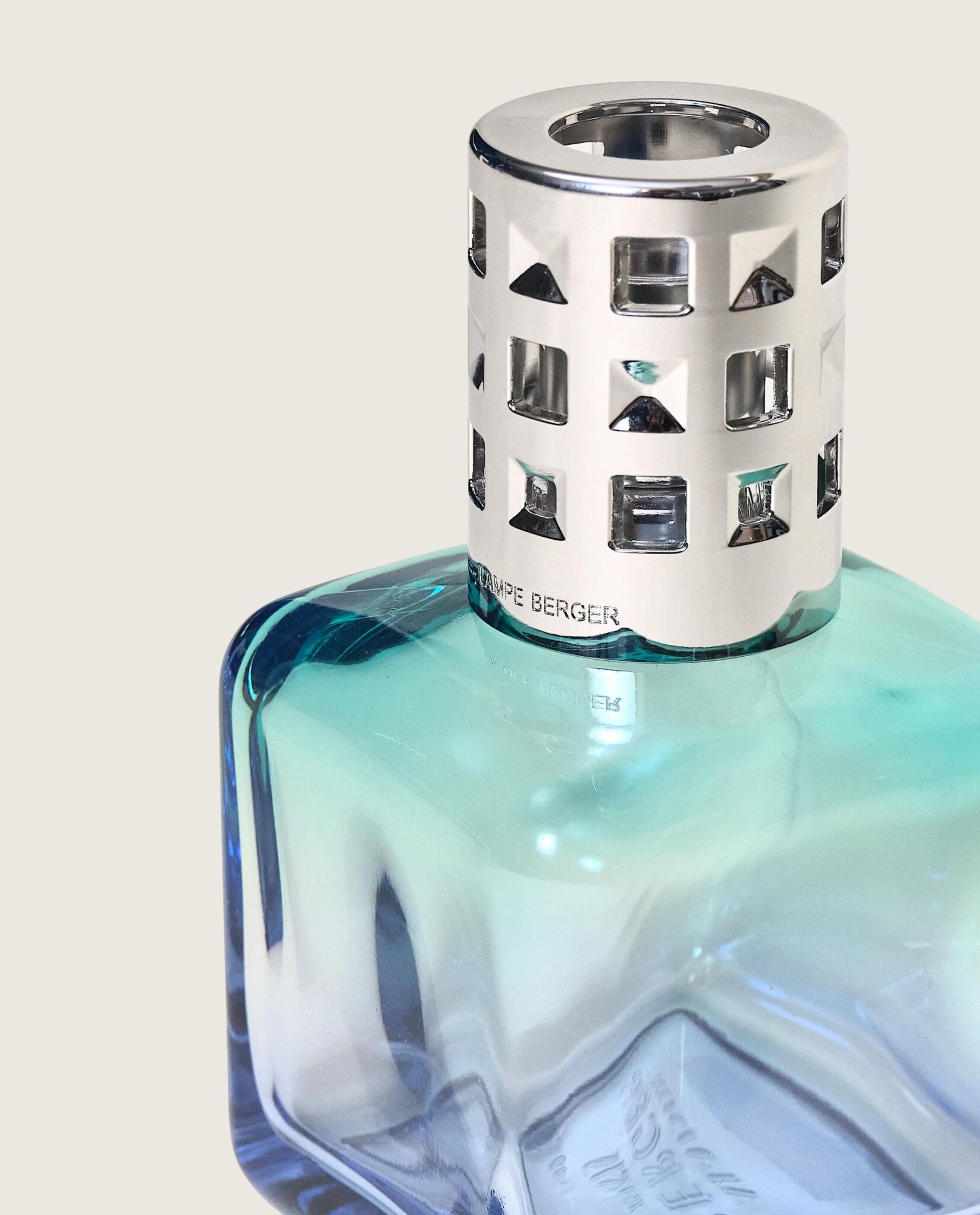 Glaçon Turquoise-Blue Gradient Lamp Gift Set with Air Pur - Image 2