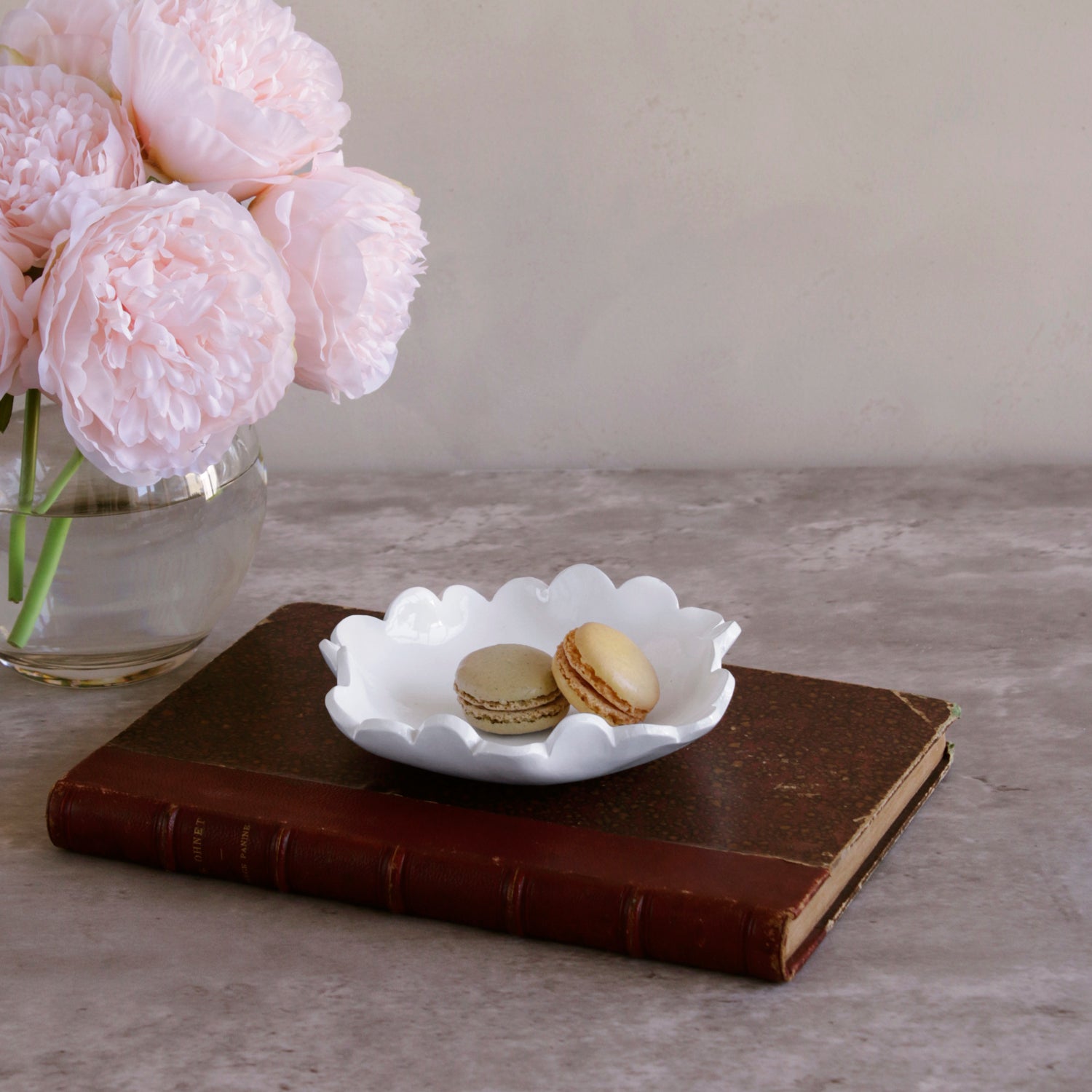 VIDA Colette Appetizer Plates Set of 4 (White) - Image 4