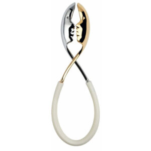 Kiss Salad Tong - Gold/White