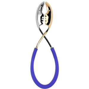 Kiss Salad Tong - Gold/Blue