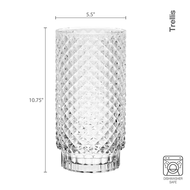 Mikasa Trellis 10.8in Vase - Image 2