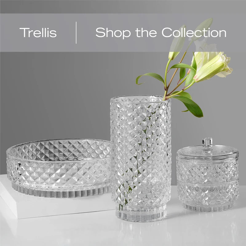 Mikasa Trellis 10.8in Vase - Image 4