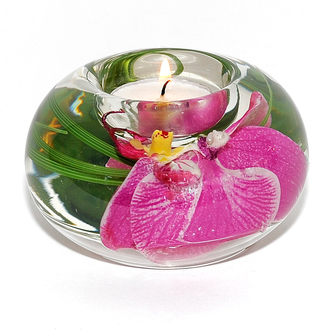 Fuchsia Phalaenopsis Orchid T-Light Small - Image 4