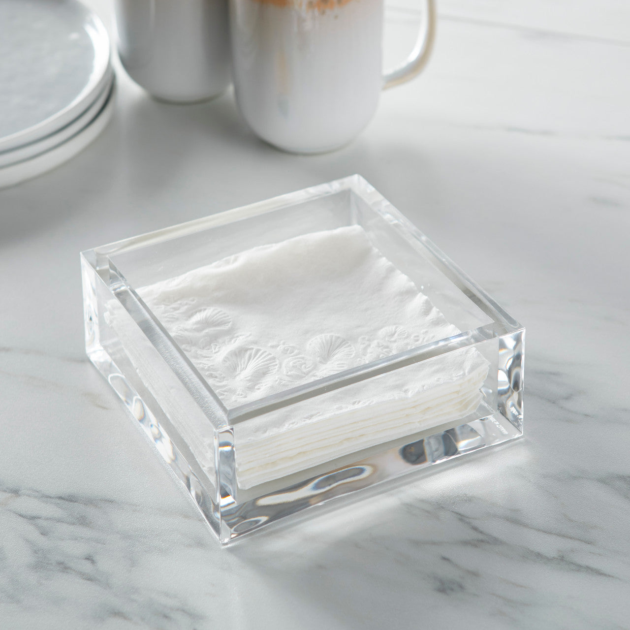 Acrylic Cocktail Napkin Holder - Image 2