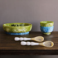 RESIN Rio Bubble Salad Servers White - Image 4