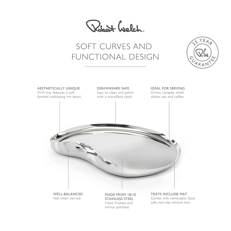 Drift Serving Tray 20cm(18/10) - Image 3