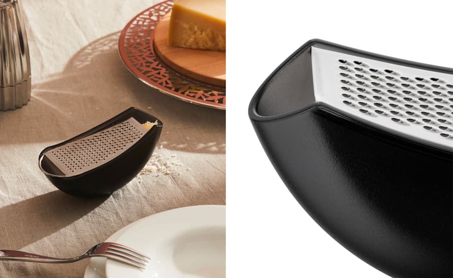 Parmenide Grater with Cheese Cellar Red - Image 3