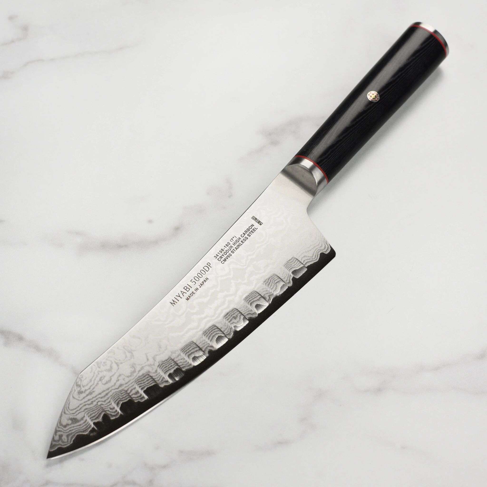 Miyabi Kaizen 7" Santoku Knife (Dark) - Image 5