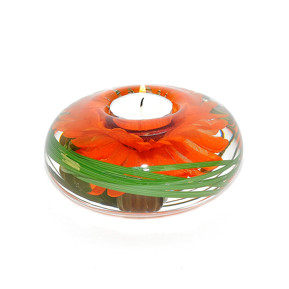Orange Daisy T-Light Small