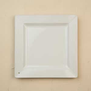 Square Platter Pinstripes